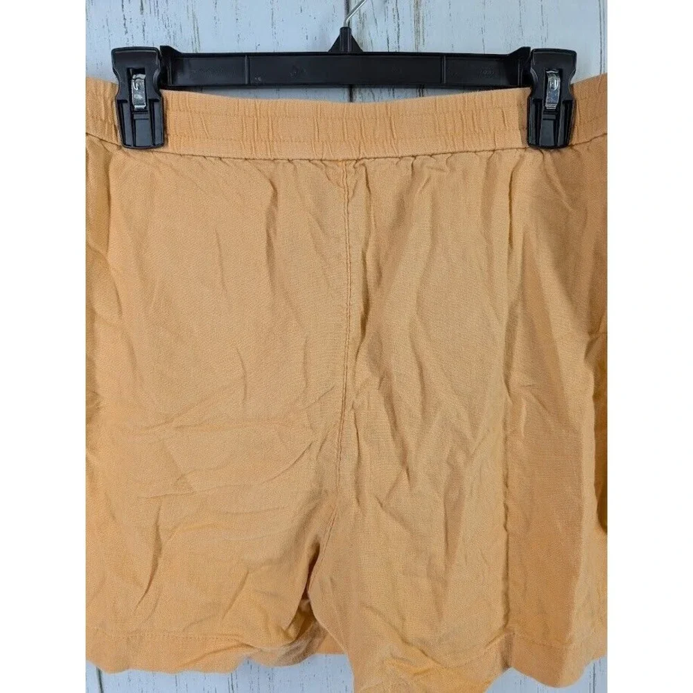 J Crew Size XL Sunshine Yellow Casual‎ Paperbag Summer Spring Boho Shorts